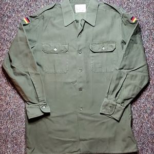 Vintage German Military Long Sleeve Shirt